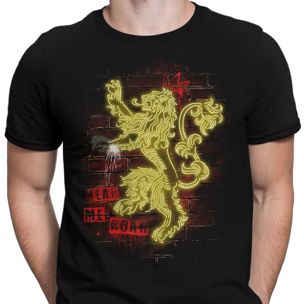 Neon Lion Men's Apparel - Adult & Kids T-Shirts, Sweatshirts & Hoodies apparel design preview 2