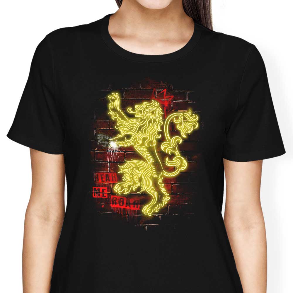 Neon Lion Women's Apparel - Adult & Kids T-Shirts, Sweatshirts & Hoodies apparel design preview 2