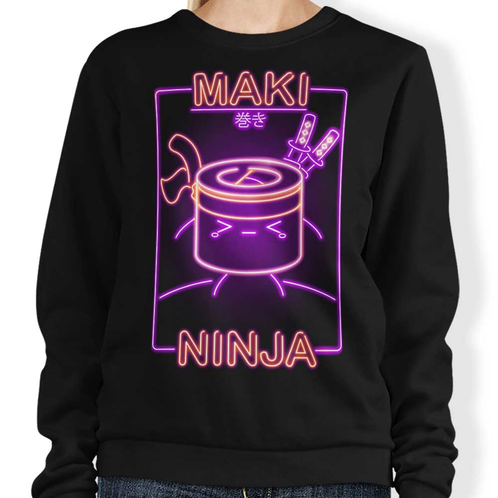Neon Maki-Ninja - Adult & Kids T-Shirts, Sweatshirts & Hoodies apparel design preview 1