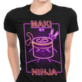 Neon Maki-Ninja Women's Apparel - Adult & Kids T-Shirts, Sweatshirts & Hoodies apparel design preview 1