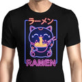 Neon Maneki-Neko Men's Apparel - Adult & Kids T-Shirts, Sweatshirts & Hoodies apparel design preview 1