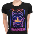 Neon Maneki-Neko Women's Apparel - Adult & Kids T-Shirts, Sweatshirts & Hoodies apparel design preview 1