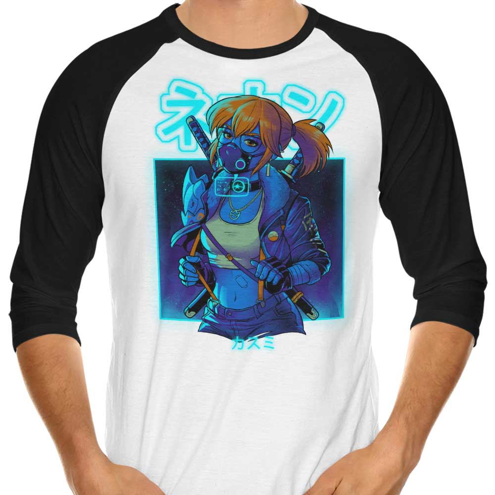 Neon Mist 3/4 Sleeve Raglan - Adult & Kids T-Shirts, Sweatshirts & Hoodies apparel design preview 1
