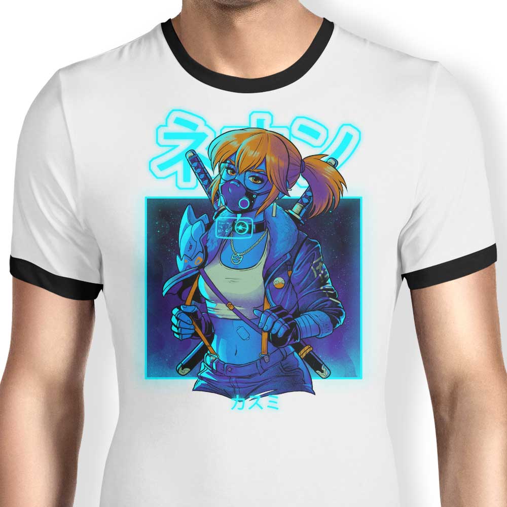 Neon Mist Ringer - Adult & Kids T-Shirts, Sweatshirts & Hoodies apparel design preview 1