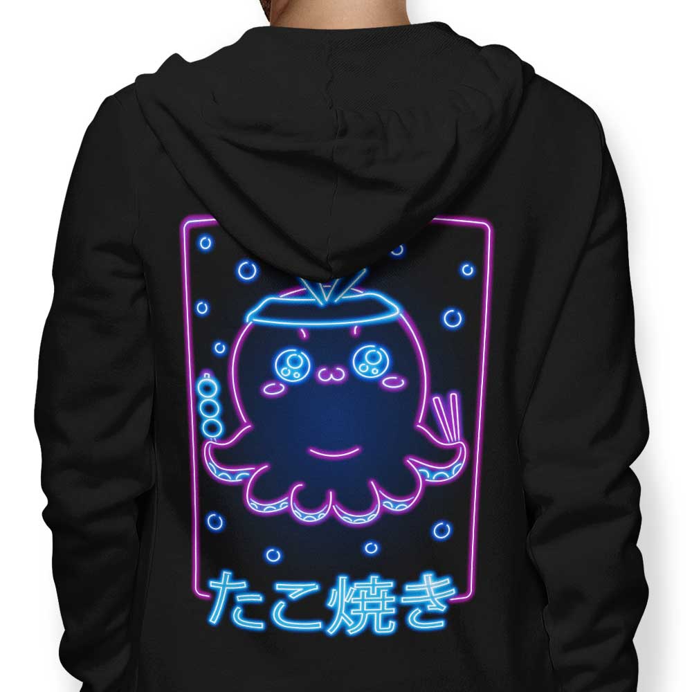 Neon Takoyaki - Adult & Kids T-Shirts, Sweatshirts & Hoodies apparel design preview 1