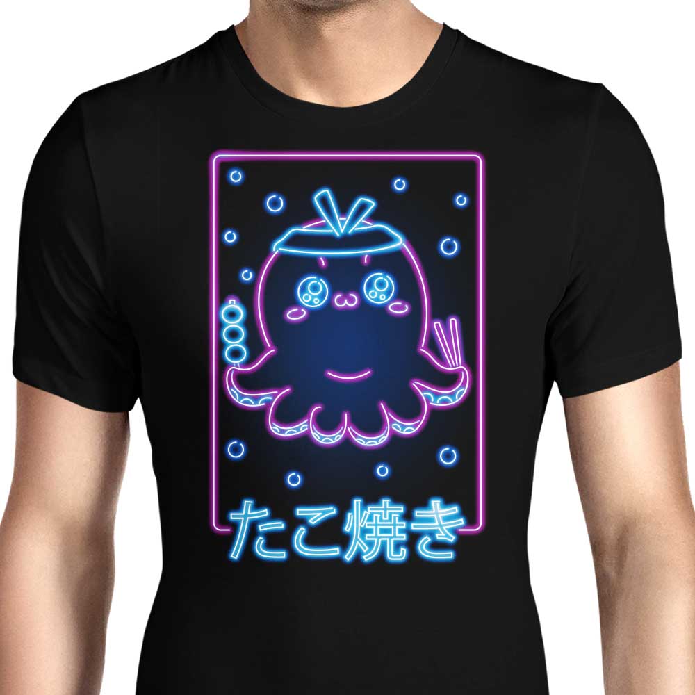 Neon Takoyaki Men's Apparel - Adult & Kids T-Shirts, Sweatshirts & Hoodies apparel design preview 1