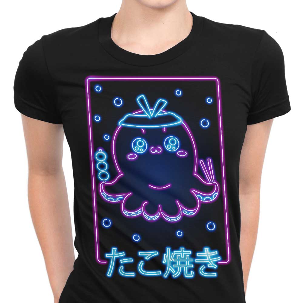 Neon Takoyaki Women's Apparel - Adult & Kids T-Shirts, Sweatshirts & Hoodies apparel design preview 1