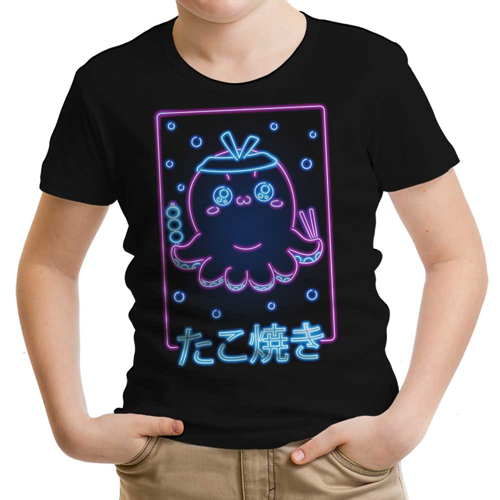 Neon Takoyaki Youth Apparel - Adult & Kids T-Shirts, Sweatshirts & Hoodies apparel design preview 1
