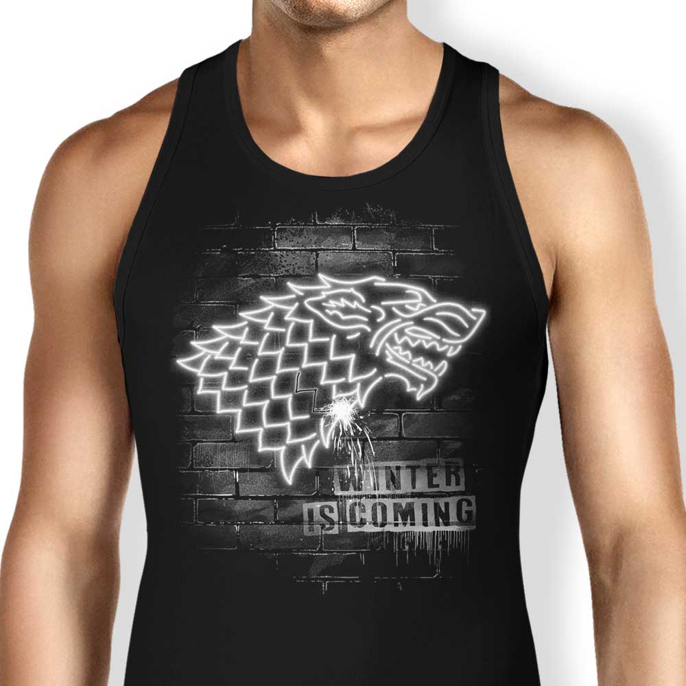 Neon Wolf Tank Top - Adult & Kids T-Shirts, Sweatshirts & Hoodies apparel design preview 1