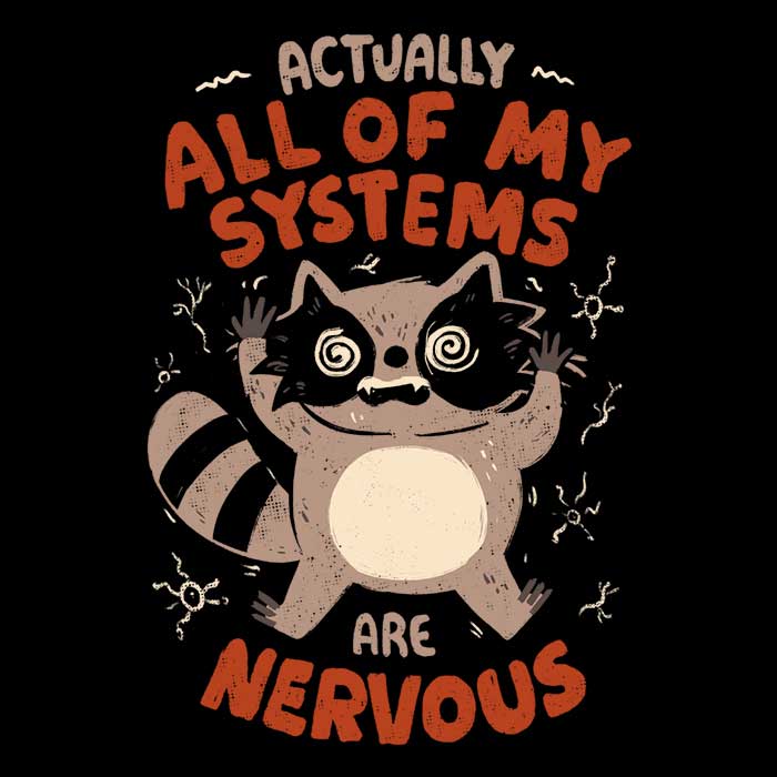 Nervous System Coasters - Adult & Kids T-Shirts, Sweatshirts & Hoodies apparel design preview 1