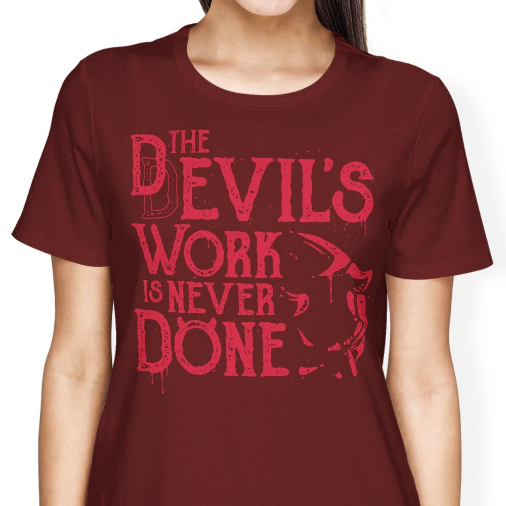 Never Done Women's Apparel - Adult & Kids T-Shirts, Sweatshirts & Hoodies apparel design preview 2