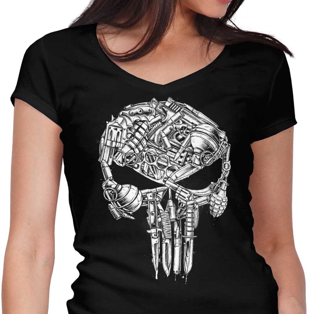 Never Ending War Women's V-Neck - Adult & Kids T-Shirts, Sweatshirts & Hoodies apparel design preview 1