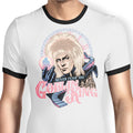 Never Fear the Goblin King Ringer - Adult & Kids T-Shirts, Sweatshirts & Hoodies apparel design preview 1