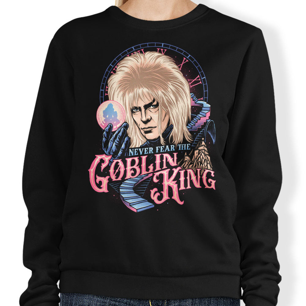 Never Fear the Goblin King - Adult & Kids T-Shirts, Sweatshirts & Hoodies apparel design preview 1
