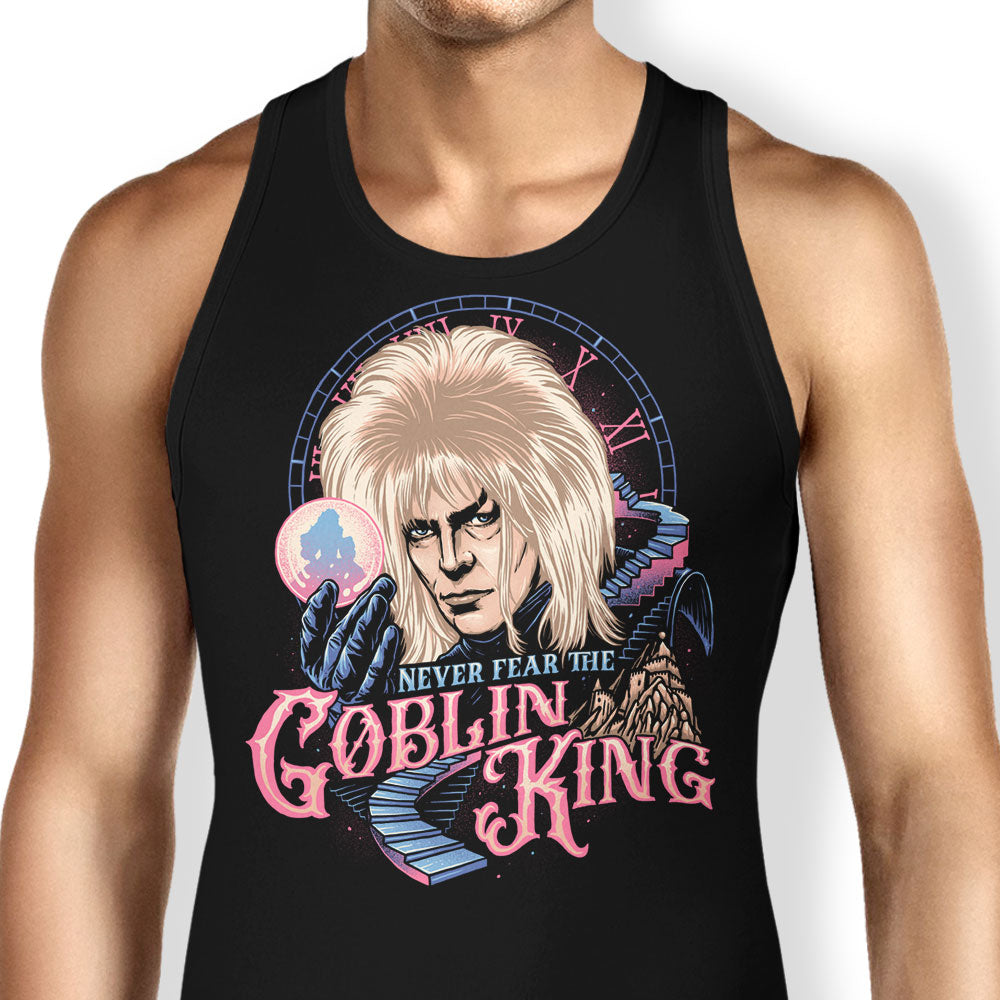 Never Fear the Goblin King Tank Top - Adult & Kids T-Shirts, Sweatshirts & Hoodies apparel design preview 1