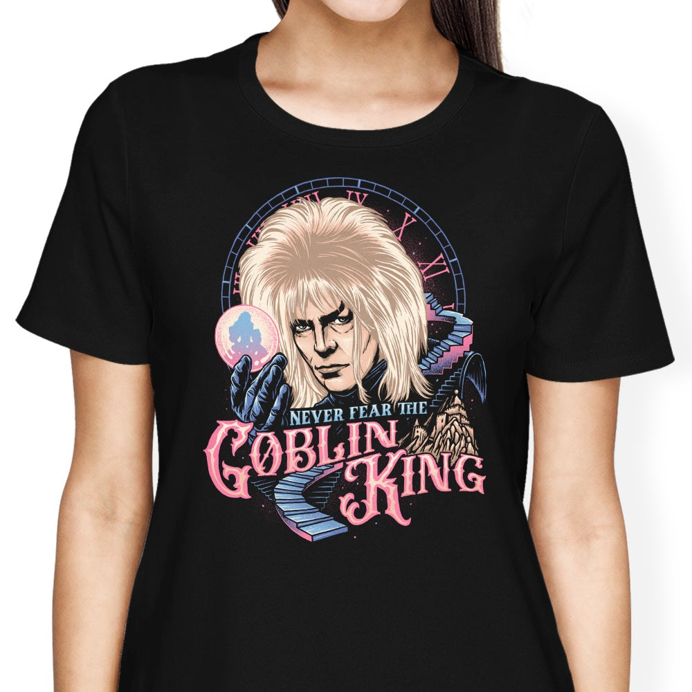 Never Fear the Goblin King Women's Apparel - Adult & Kids T-Shirts, Sweatshirts & Hoodies apparel design preview 1