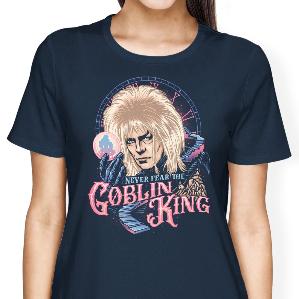 Never Fear the Goblin King Women's Apparel - Adult & Kids T-Shirts, Sweatshirts & Hoodies apparel design preview 2