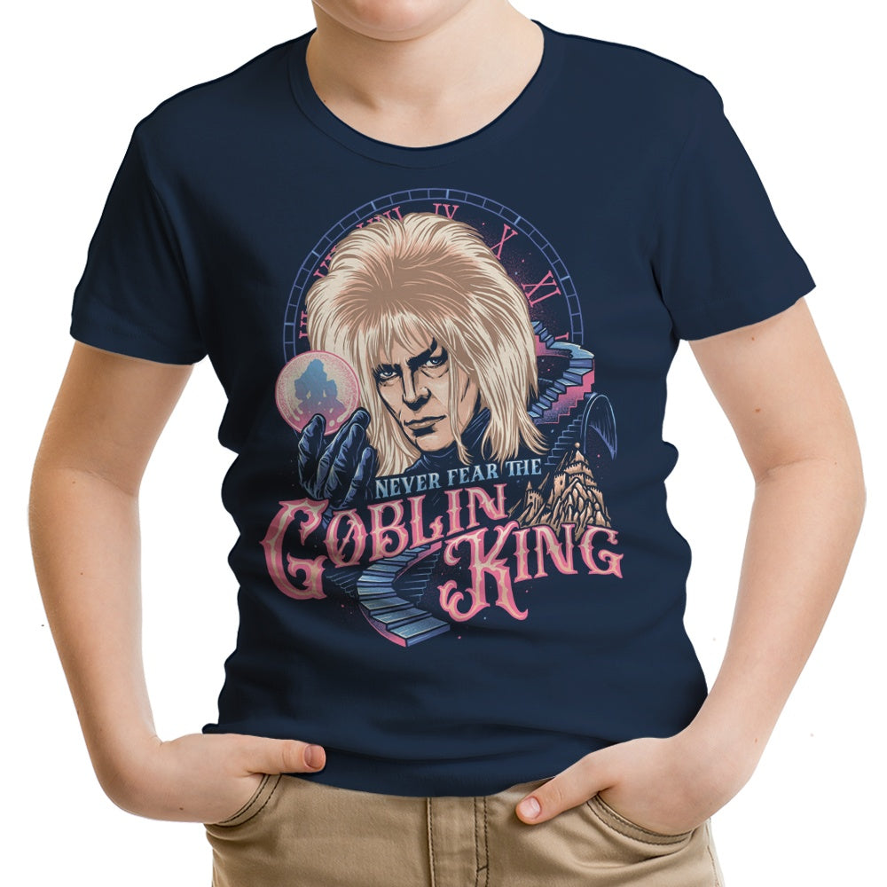 Never Fear the Goblin King Youth Apparel - Adult & Kids T-Shirts, Sweatshirts & Hoodies apparel design preview 2