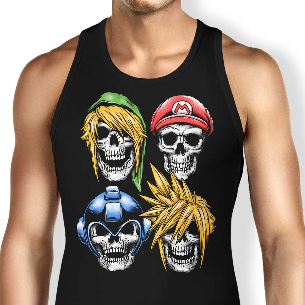 Never Game Over Tank Top - Adult & Kids T-Shirts, Sweatshirts & Hoodies apparel design preview 1