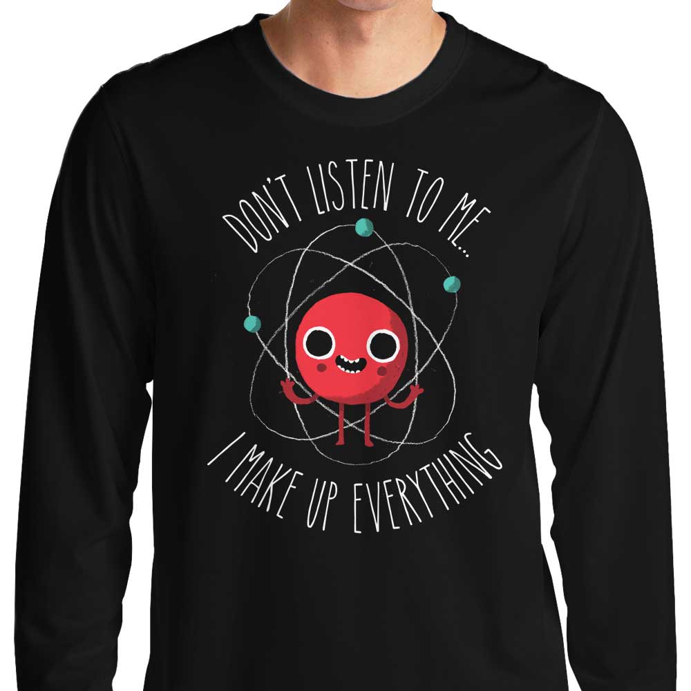 Never Trust an Atom - Adult & Kids T-Shirts, Sweatshirts & Hoodies apparel design preview 1