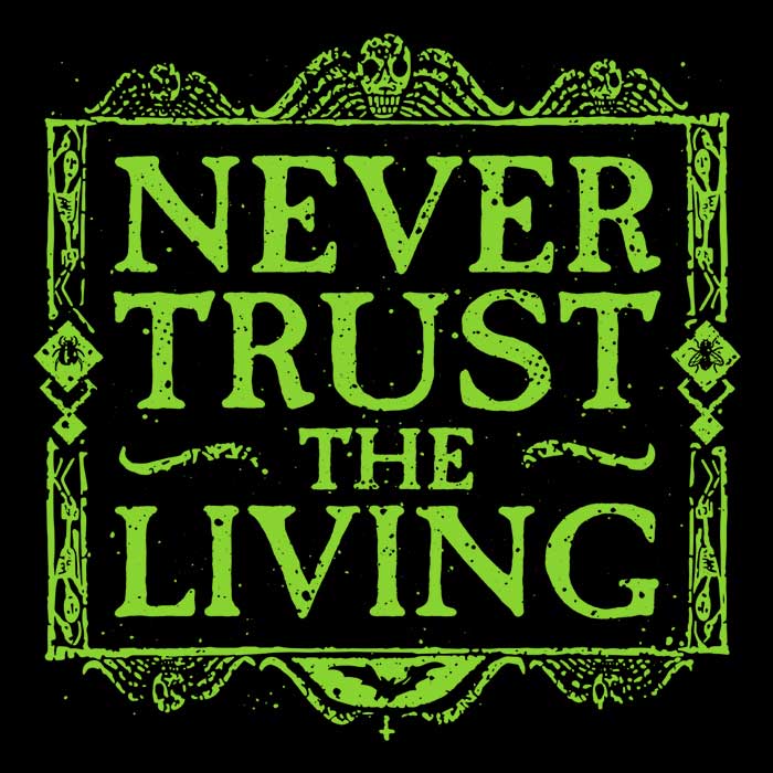 Never Trusted Men's V-Neck - Adult & Kids T-Shirts, Sweatshirts & Hoodies apparel design preview 2