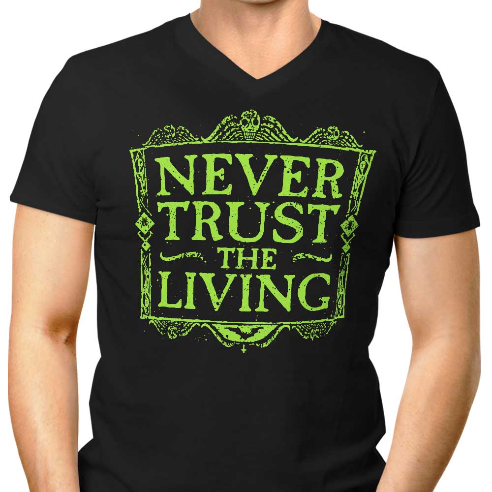 Never Trusted Men's V-Neck - Adult & Kids T-Shirts, Sweatshirts & Hoodies apparel design preview 1