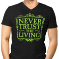 Never Trusted Men's V-Neck - Adult & Kids T-Shirts, Sweatshirts & Hoodies apparel design preview 1