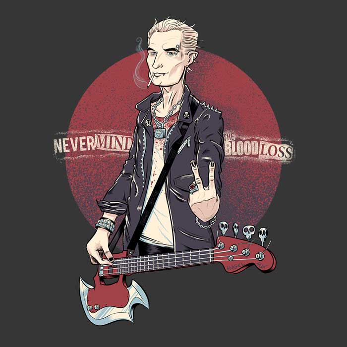 Nevermind the Blood Loss Men's Apparel - Adult & Kids T-Shirts, Sweatshirts & Hoodies apparel design preview 2
