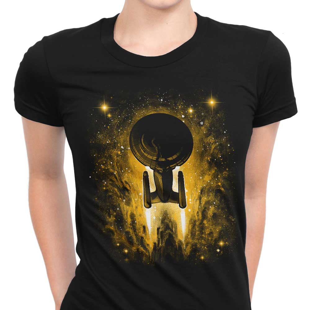 New Voyages in Space Women's Apparel - Adult & Kids T-Shirts, Sweatshirts & Hoodies apparel design preview 1