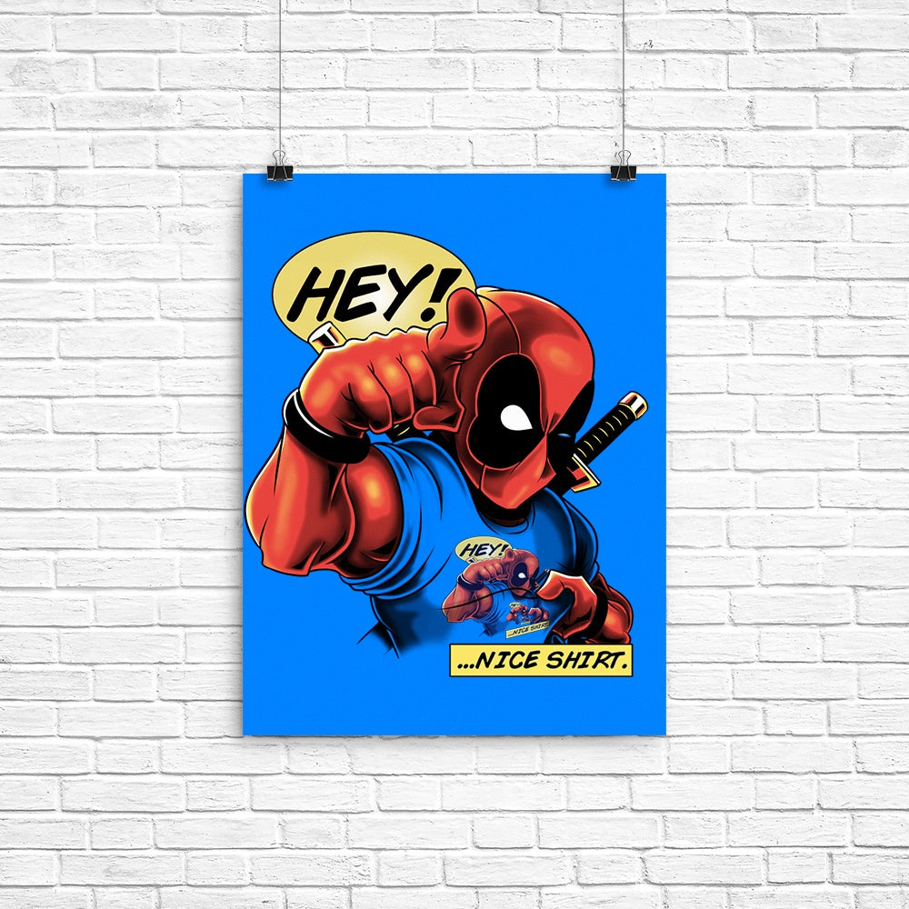Nice Poster - Adult & Kids T-Shirts, Sweatshirts & Hoodies apparel design preview 1
