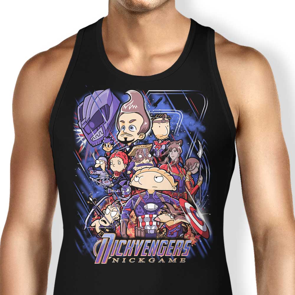 Nickgame Tank Top - Adult & Kids T-Shirts, Sweatshirts & Hoodies apparel design preview 1