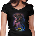 Night Escape Women's V-Neck - Adult & Kids T-Shirts, Sweatshirts & Hoodies apparel design preview 1
