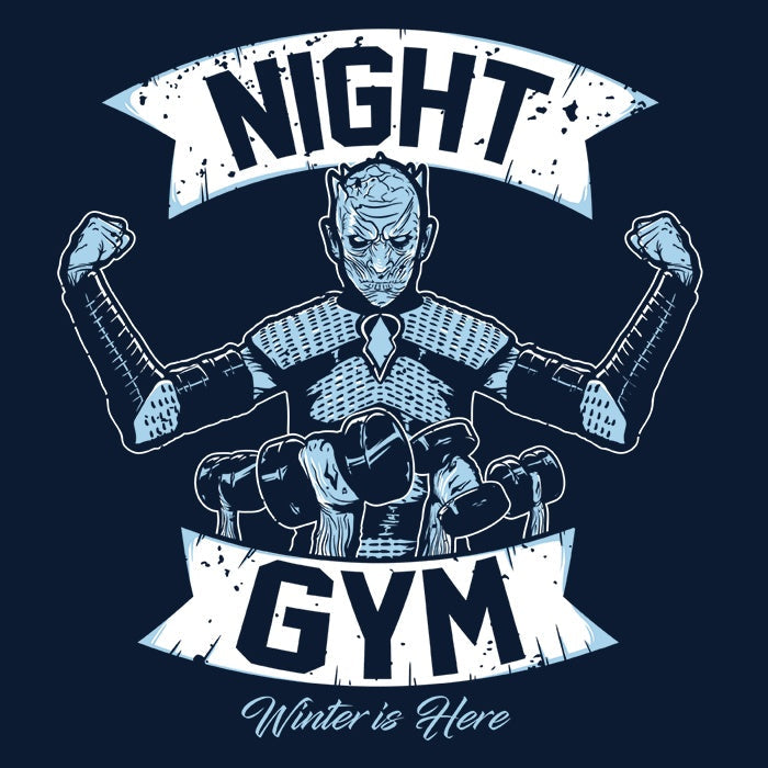 Night Gym - Adult & Kids T-Shirts, Sweatshirts & Hoodies apparel design preview 2