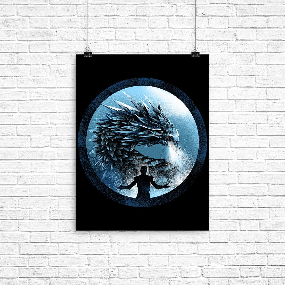 Night King Poster - Adult & Kids T-Shirts, Sweatshirts & Hoodies apparel design preview 1