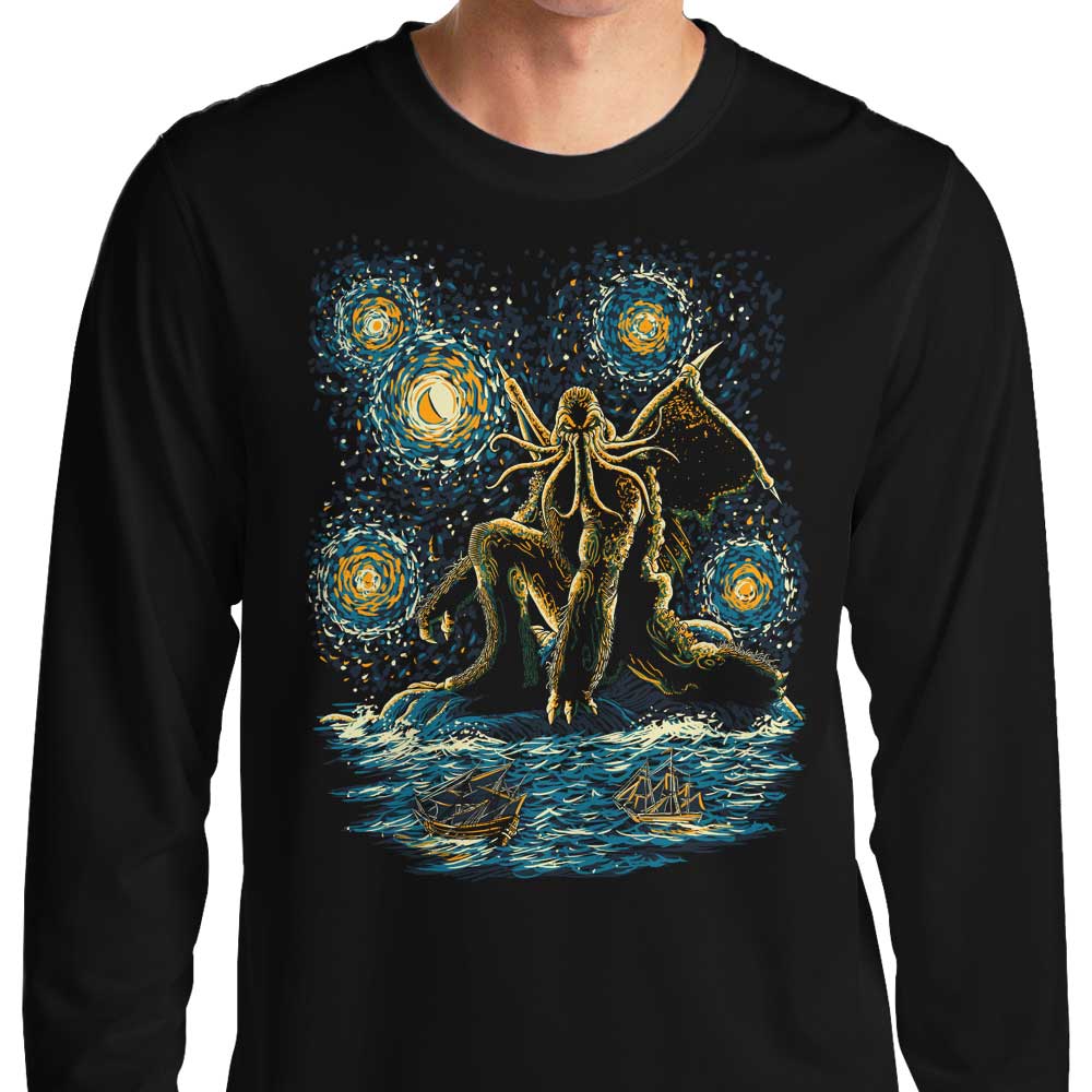 Night of Cthulhu - Adult & Kids T-Shirts, Sweatshirts & Hoodies apparel design preview 1