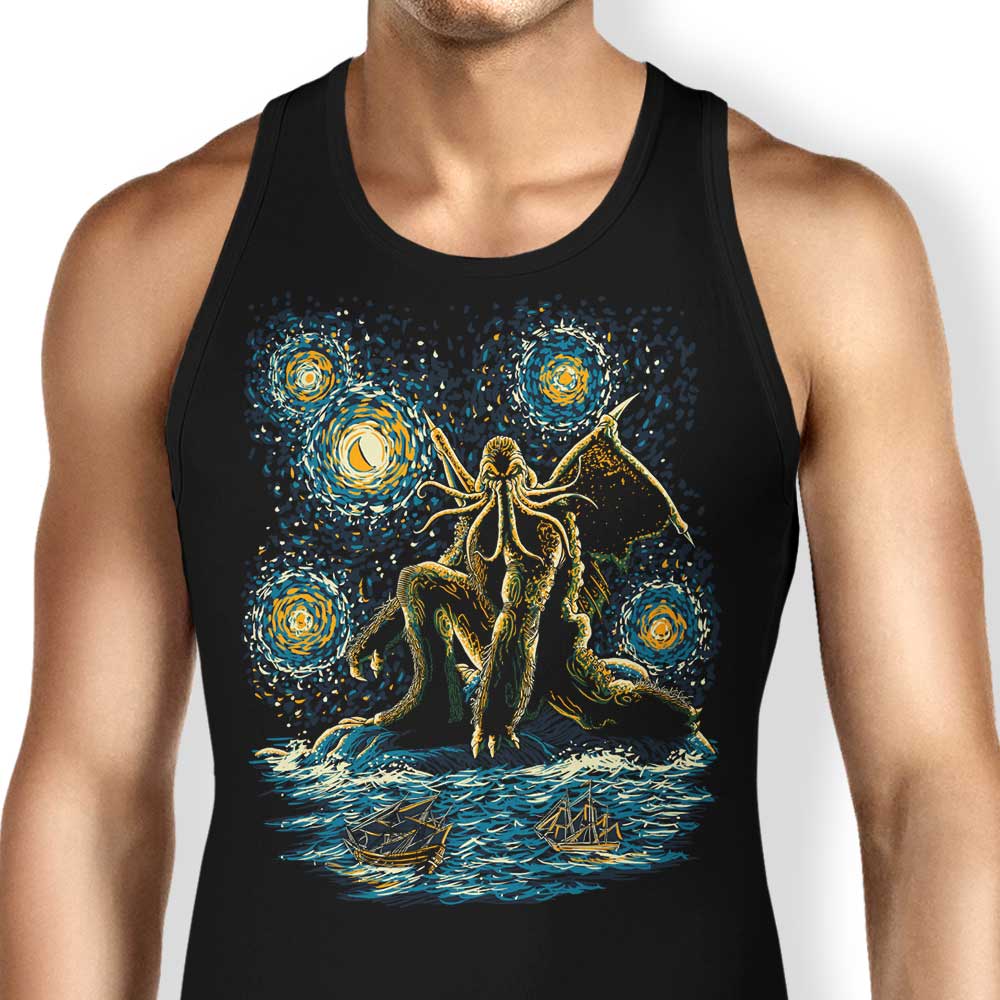 Night of Cthulhu Tank Top - Adult & Kids T-Shirts, Sweatshirts & Hoodies apparel design preview 1