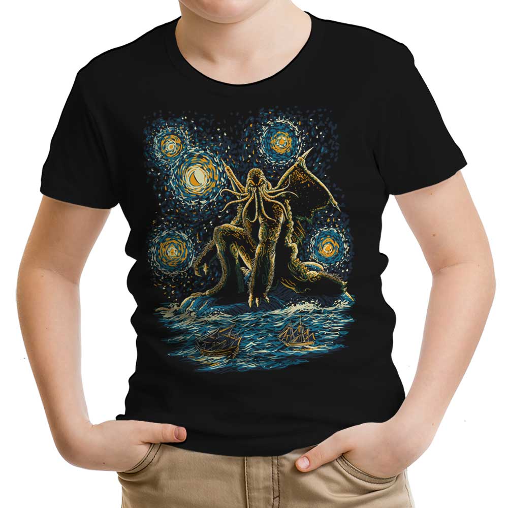 Night of Cthulhu Youth Apparel - Adult & Kids T-Shirts, Sweatshirts & Hoodies apparel design preview 1