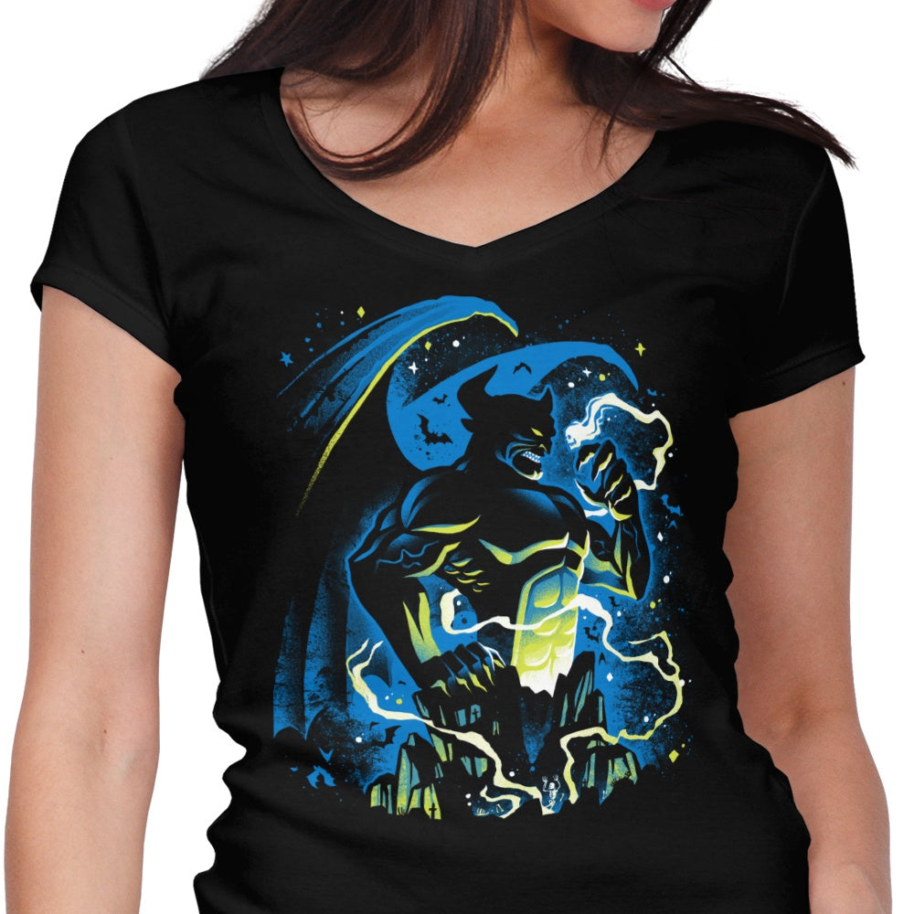 Night on Bald Mountain Women's V-Neck - Adult & Kids T-Shirts, Sweatshirts & Hoodies apparel design preview 1