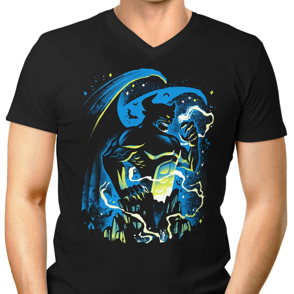 Night on Bald Mountain Men's V-Neck - Adult & Kids T-Shirts, Sweatshirts & Hoodies apparel design preview 1