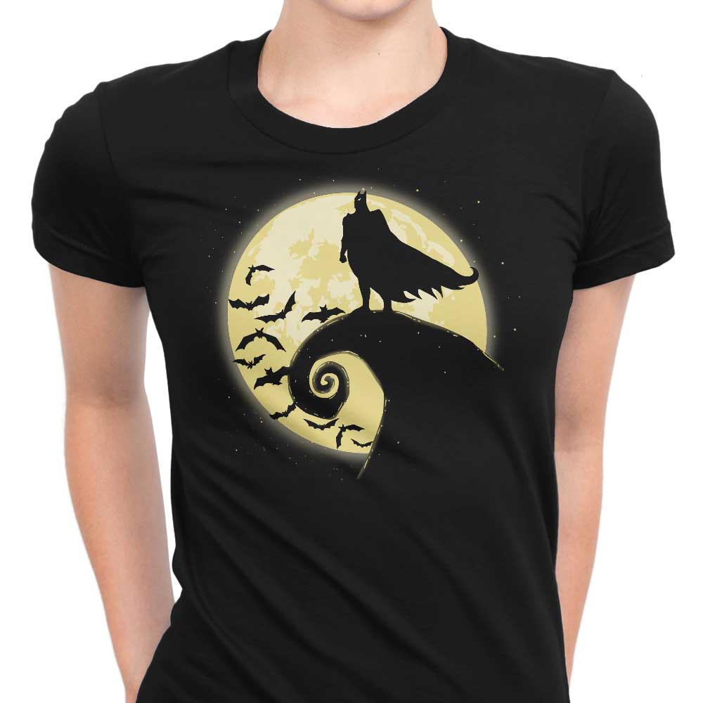 Nightmare Before Batmas Women's Apparel - Adult & Kids T-Shirts, Sweatshirts & Hoodies apparel design preview 1