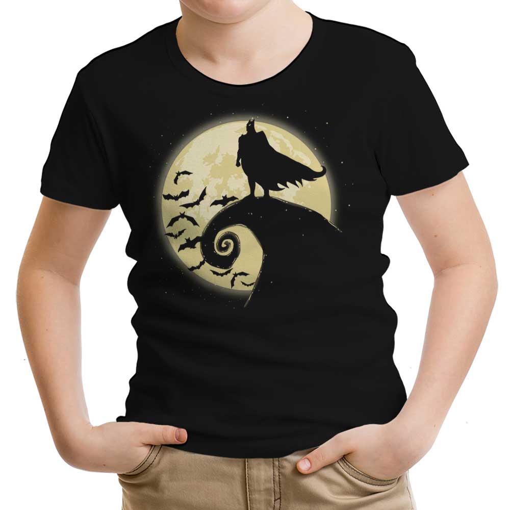 Nightmare Before Batmas Youth Apparel - Adult & Kids T-Shirts, Sweatshirts & Hoodies apparel design preview 1