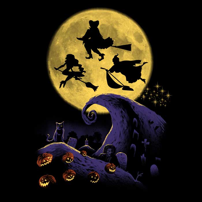Nightmare Before Salem Men's Apparel - Adult & Kids T-Shirts, Sweatshirts & Hoodies apparel design preview 2
