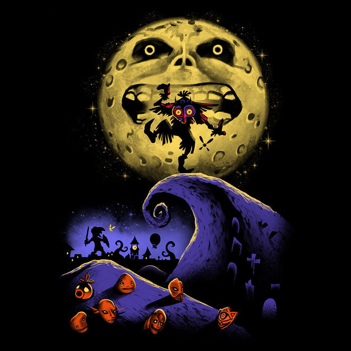 Nightmare Before Termina Women's V-Neck - Adult & Kids T-Shirts, Sweatshirts & Hoodies apparel design preview 2