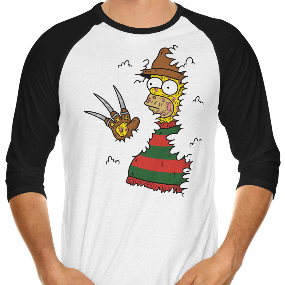 Nightmare Bush 3/4 Sleeve Raglan - Adult & Kids T-Shirts, Sweatshirts & Hoodies apparel design preview 1