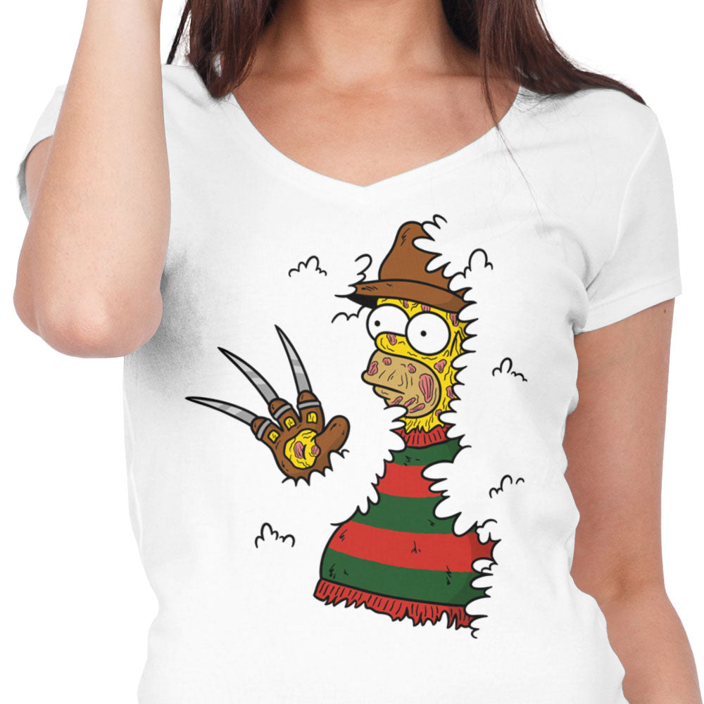 Nightmare Bush Women's V-Neck - Adult & Kids T-Shirts, Sweatshirts & Hoodies apparel design preview 2
