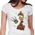Nightmare Bush Women's V-Neck - Adult & Kids T-Shirts, Sweatshirts & Hoodies apparel design preview 1