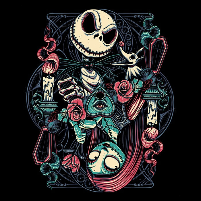 Nightmare Card Men's V-Neck - Adult & Kids T-Shirts, Sweatshirts & Hoodies apparel design preview 2