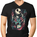 Nightmare Card Men's V-Neck - Adult & Kids T-Shirts, Sweatshirts & Hoodies apparel design preview 1