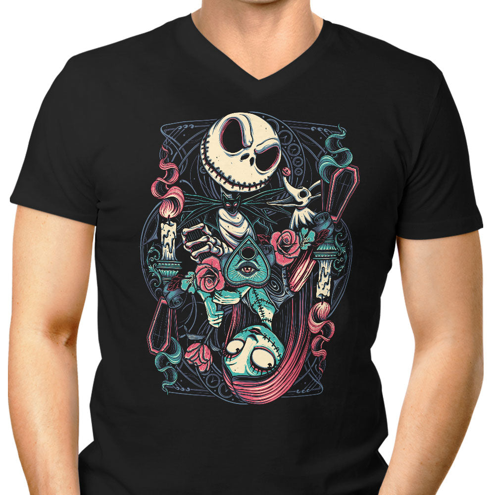 Nightmare Card Men's V-Neck - Adult & Kids T-Shirts, Sweatshirts & Hoodies apparel design preview 1