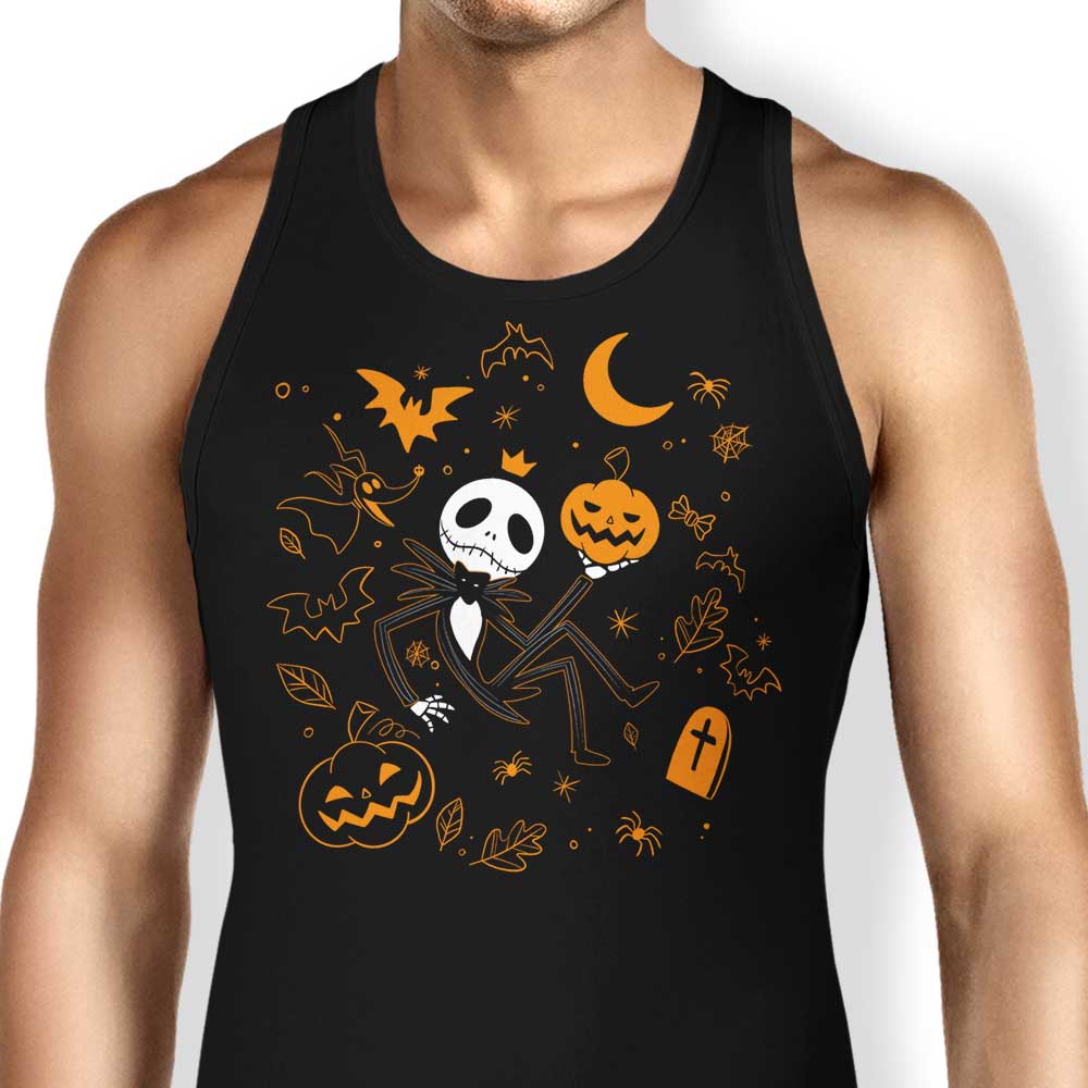 Nightmare Doodle Tank Top - Adult & Kids T-Shirts, Sweatshirts & Hoodies apparel design preview 1